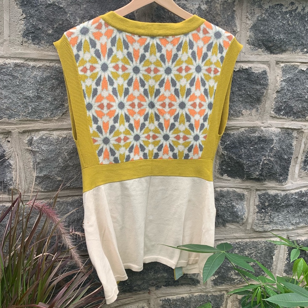 Anthropologie LiaMolly Organic Cotton Sweater Vest - Picture 2 of 6